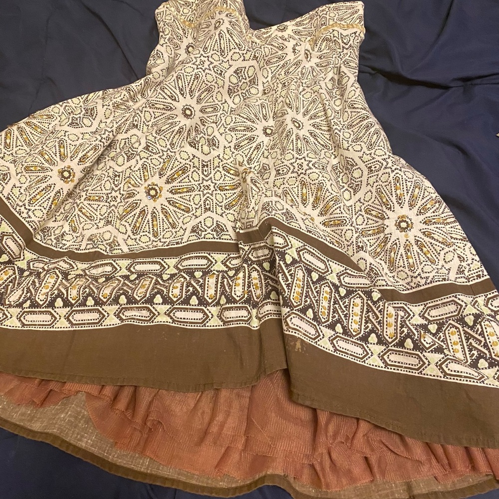 Frilly cotton skirt